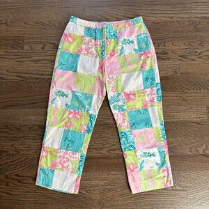 Vintage Lily Pulitzer Patchwork Pants